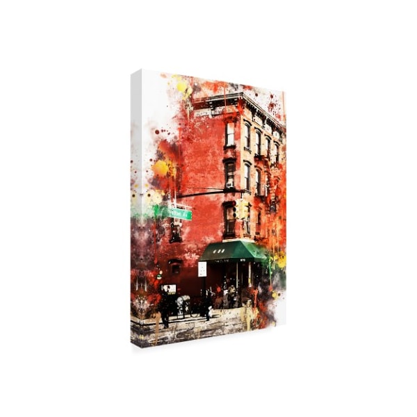 Philippe Hugonnard 'NYC Watercolor Collection - Street Angle' Canvas Art,22x32